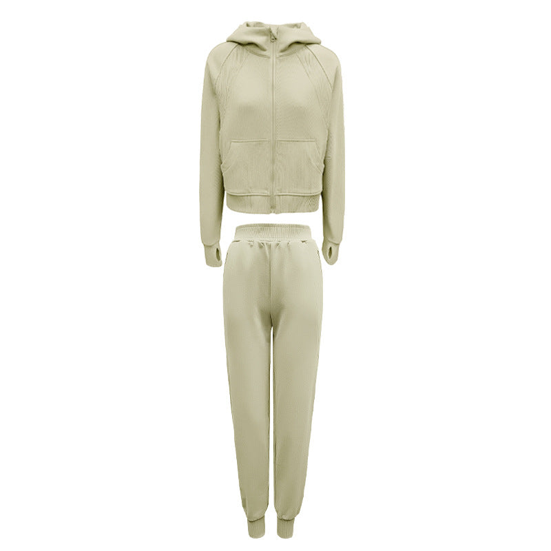 UNIKCOSA AeroFlex 2-Piece Hooded Sports Set for Women 🖤