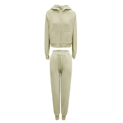 UNIKCOSA AeroFlex 2-Piece Hooded Sports Set for Women 🖤