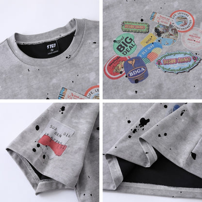 UNIKCOSA Velora Oversize Distressed Graphic T Shirt 💫