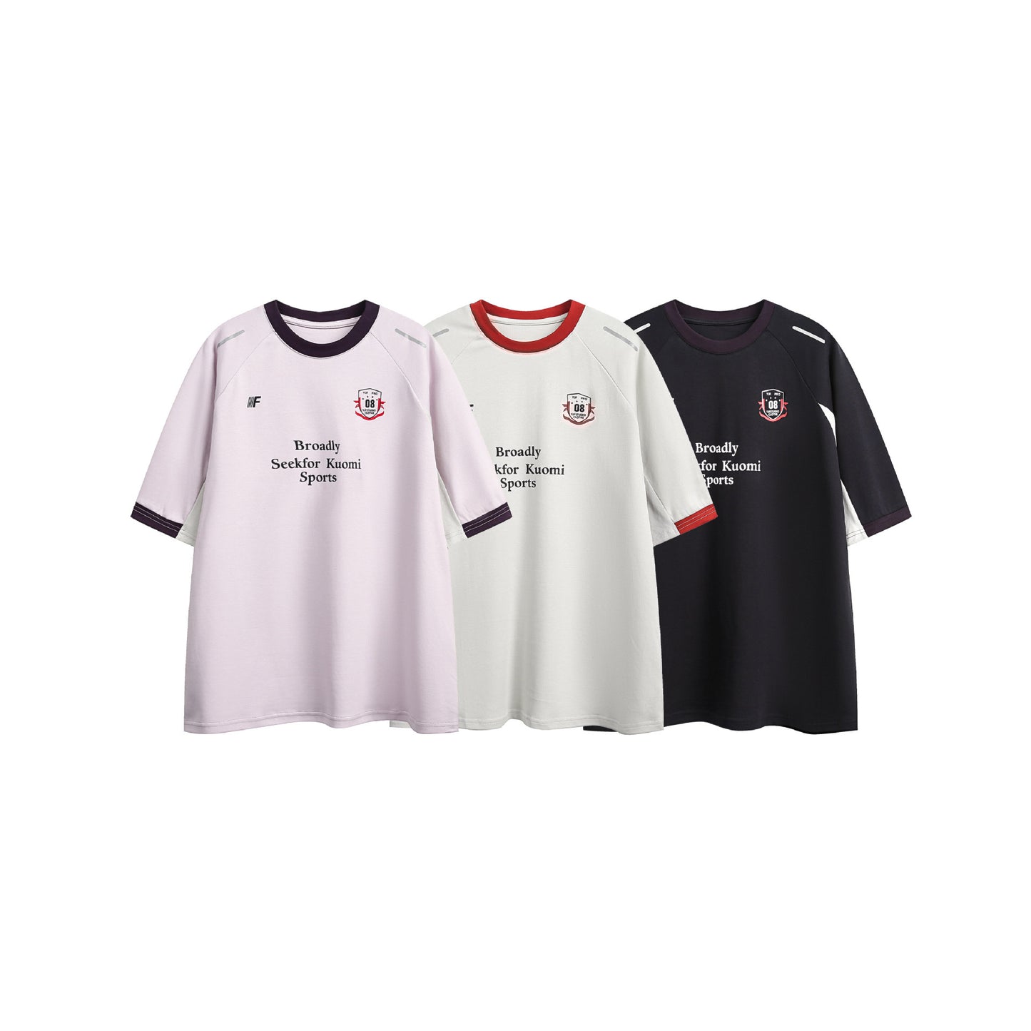 UNIKCOSA Velora Color Blocking Letter Print Short Sleeve 💫