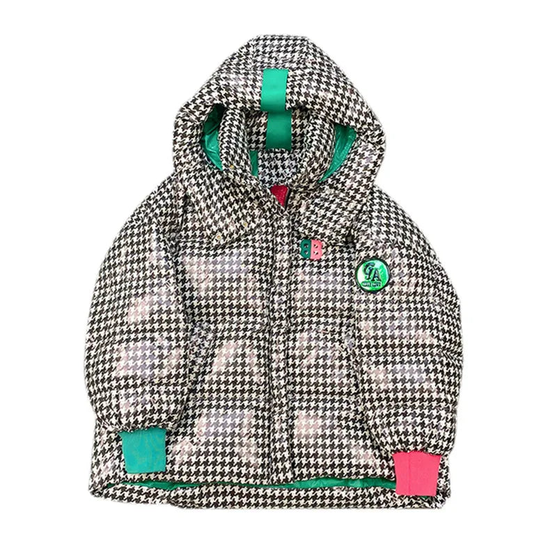 UNIKCOSA GridLine Slim-Fit PU Leather Office Jacket for Women 🖤