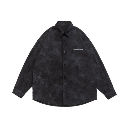 UNIKCOSA Velora Tie Dye Distressed Embroidered Shirt 💫