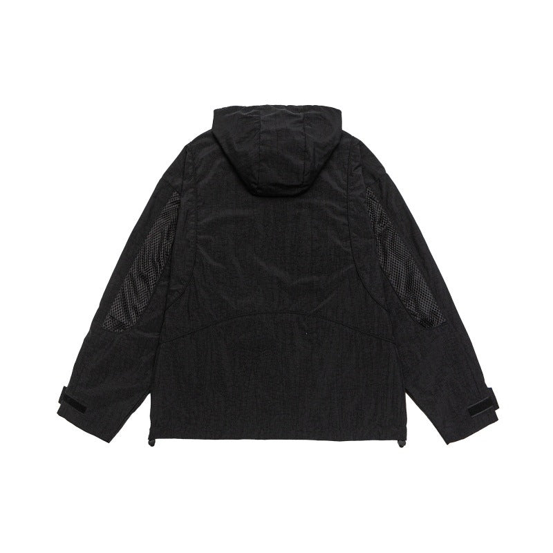 UNIKCOSA UrbanSoul Outdoor Hooded Mesh Design Jacket 💫