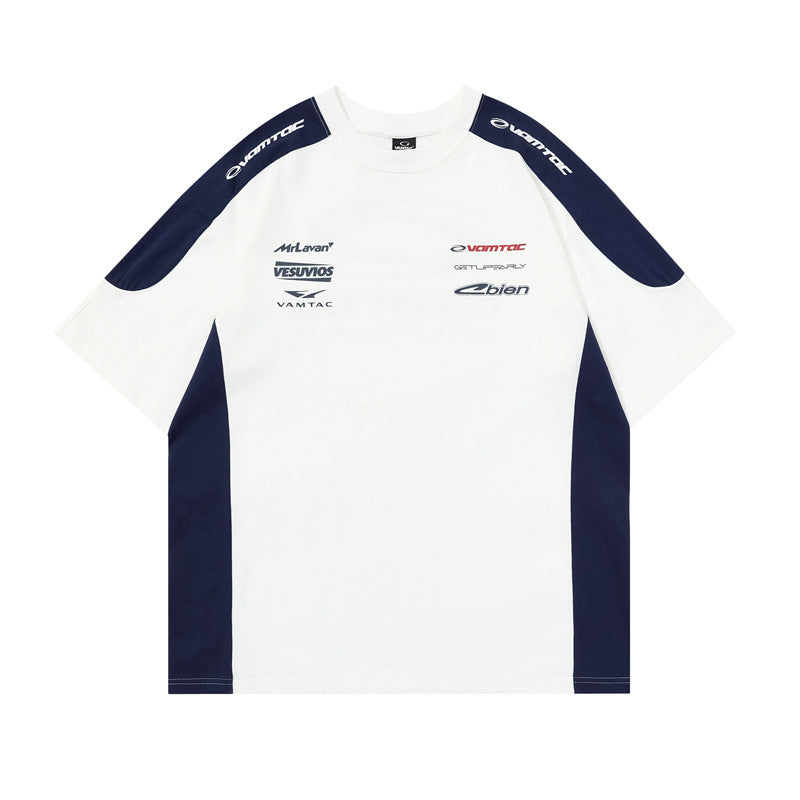 UNIKCOSA Velora Unisex Two-Tone Shoulder Insert Tee 💫