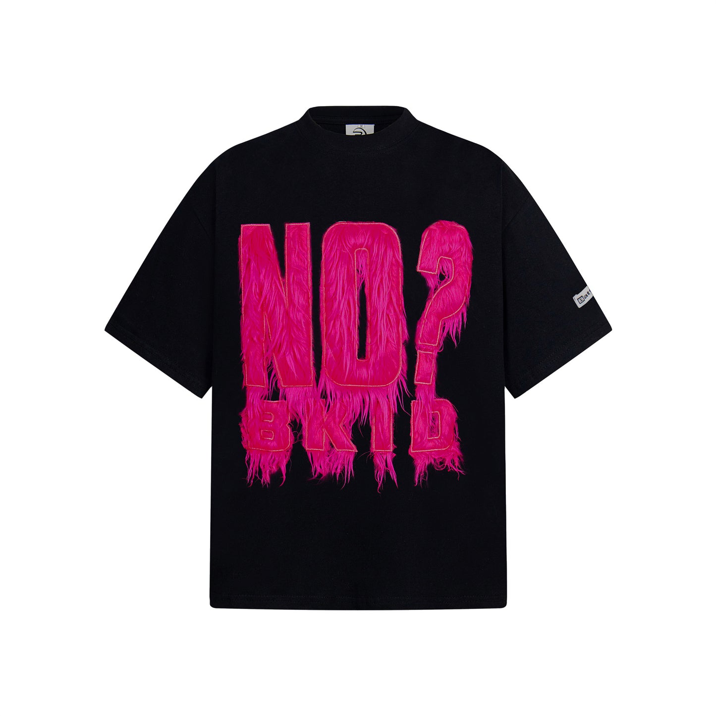 UNIKCOSA StreetCore Embroidered Letter Flock T-Shirt for Men 🖤 (Unisex Fit)