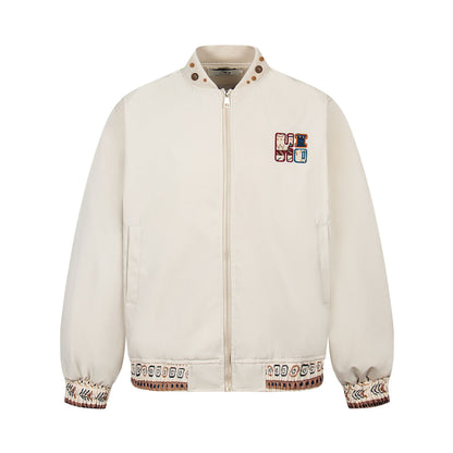 UNIKCOSA UrbanSoul Ethnic Standing Collar Jacket Men 💫