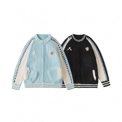 UNIKCOSA Velora Color Block Cardigan Knit Sweater 💫