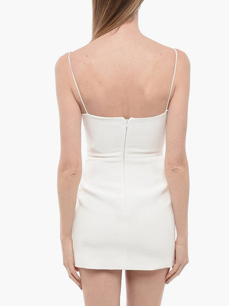 UNIKCOSA LuxeEase Hanging Strap Flower Nightclub Dress 💫