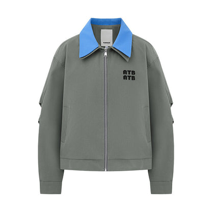 UNIKCOSA UrbanSoul Two Piece Color Block Lapel Jacket 🌆