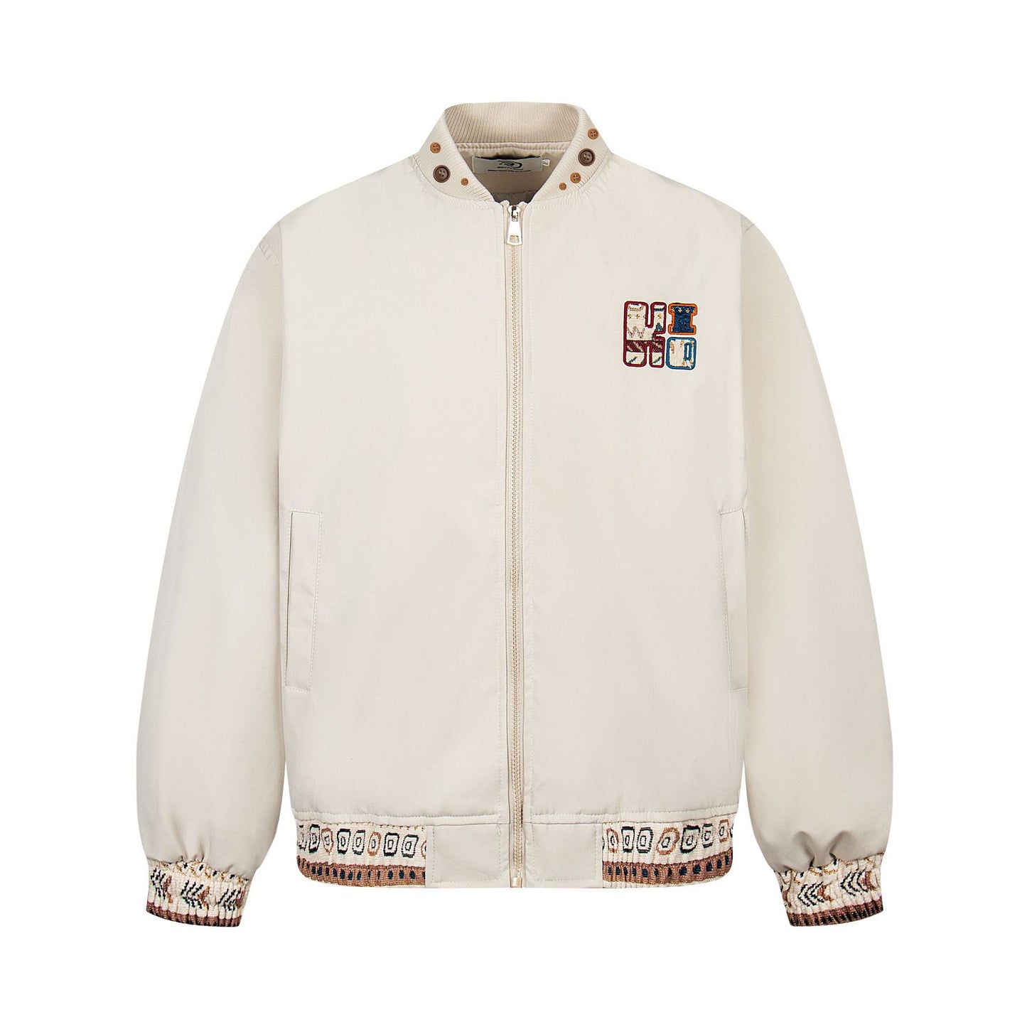 UNIKCOSA UrbanSoul Ethnic Standing Collar Jacket Men 💫