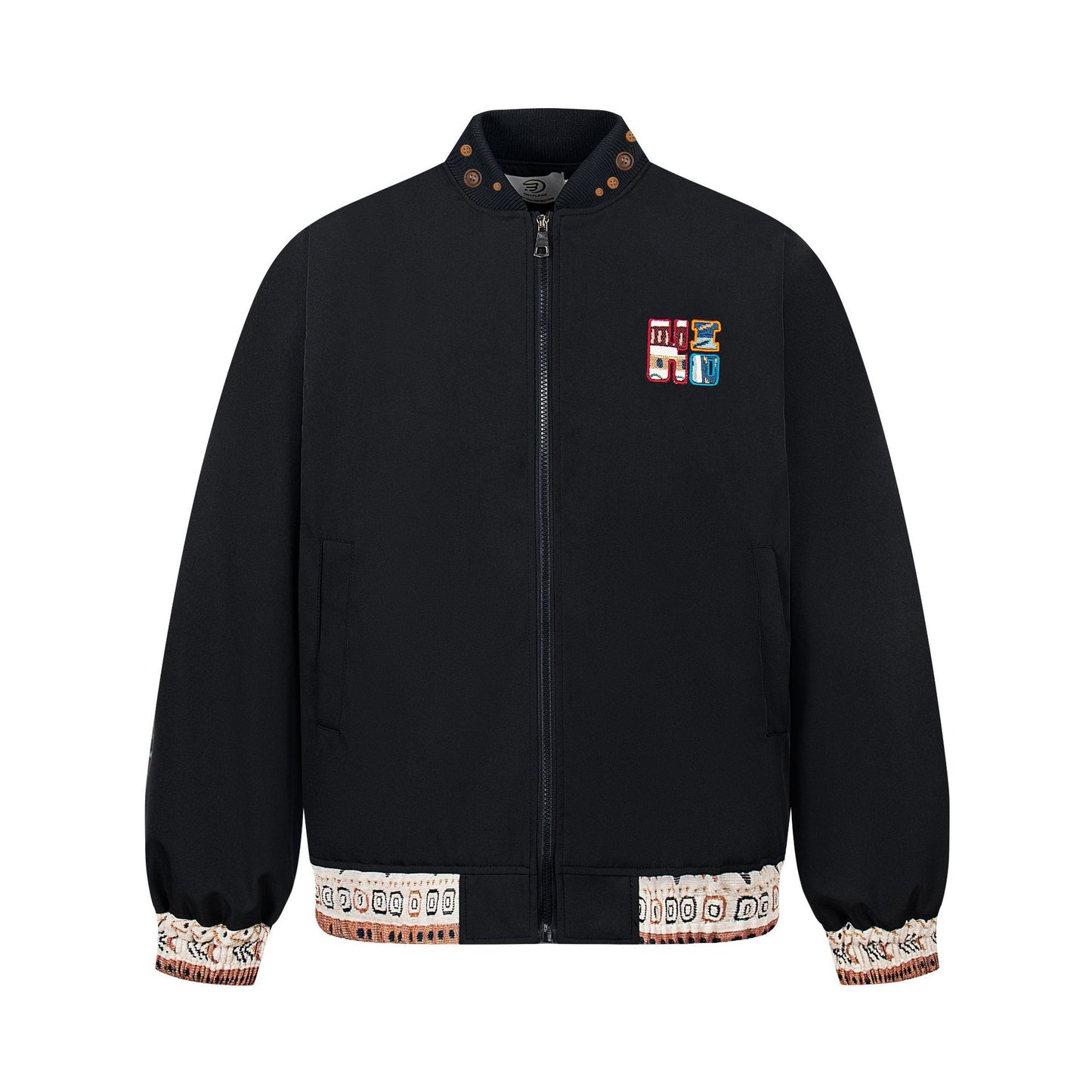 UNIKCOSA UrbanSoul Ethnic Standing Collar Jacket Men 💫