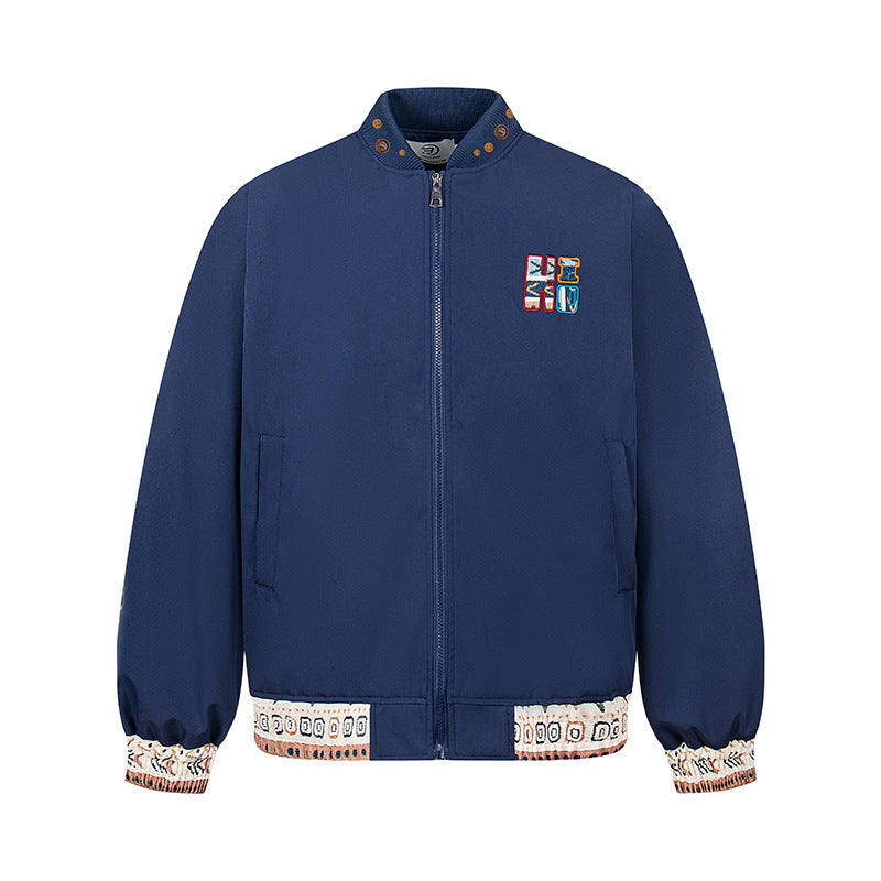 UNIKCOSA UrbanSoul Ethnic Standing Collar Jacket Men 💫