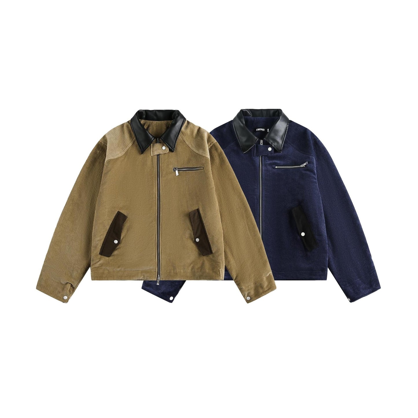 UNIKCOSA Velora CorduCraft Jacket Removable Leather Collar💫