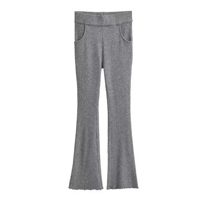 UNIKCOSA Velora High Waisted Slim Fit Flared Pants 💫