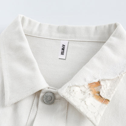 UNIKCOSA UrbanSoul LaceBurn Jacket Street Lace Splice 🖤