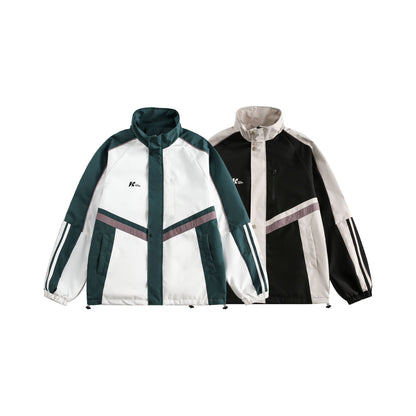 UNIKCOSA UrbanSoul Color Blocked Workwear Jacket 💫