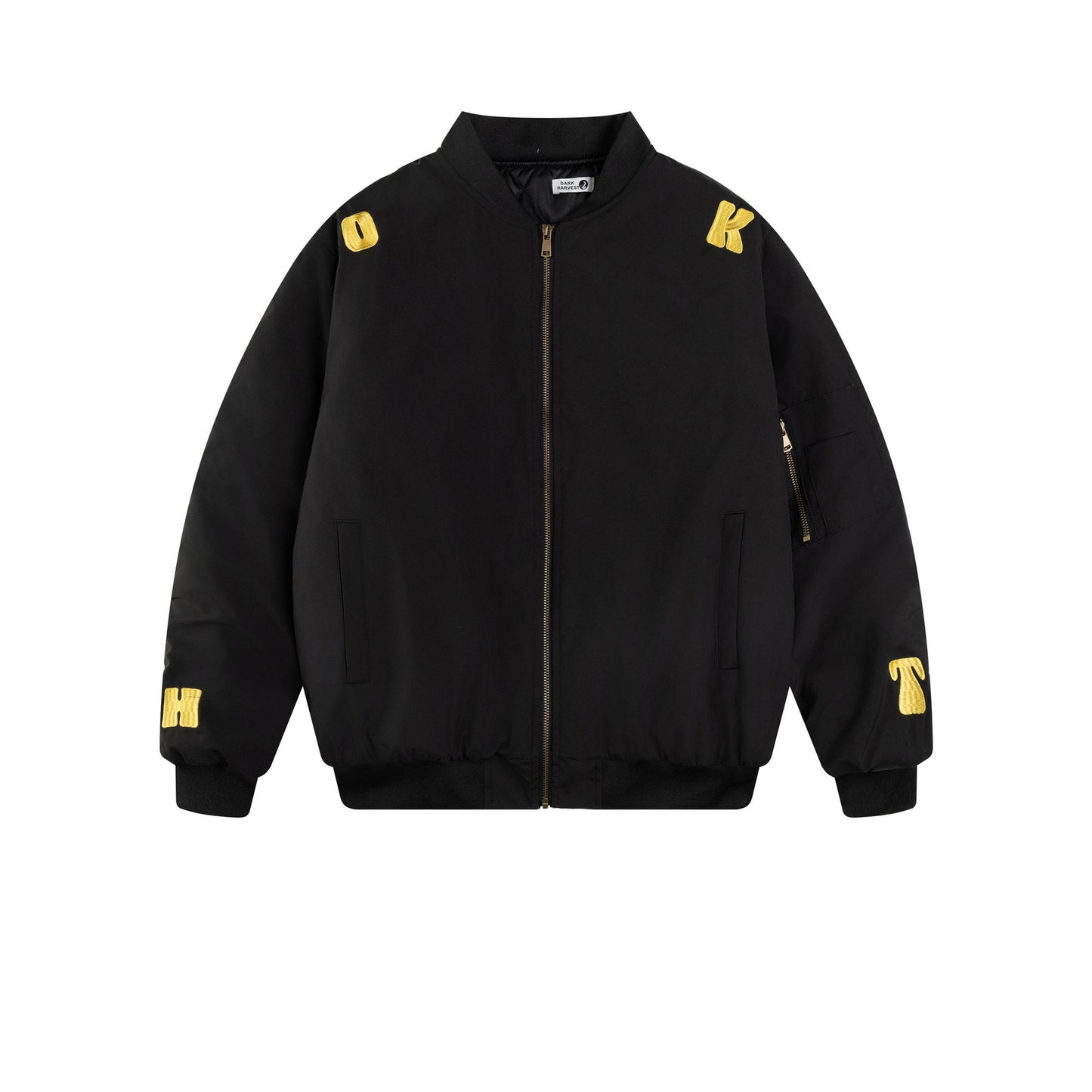 UNIKCOSA UrbanSoul Embroidered Letter Baseball Jacket 🌆