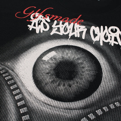 UNIKCOSA MonoEdge High-Street Pattern Long Sleeve T-Shirt 🖤