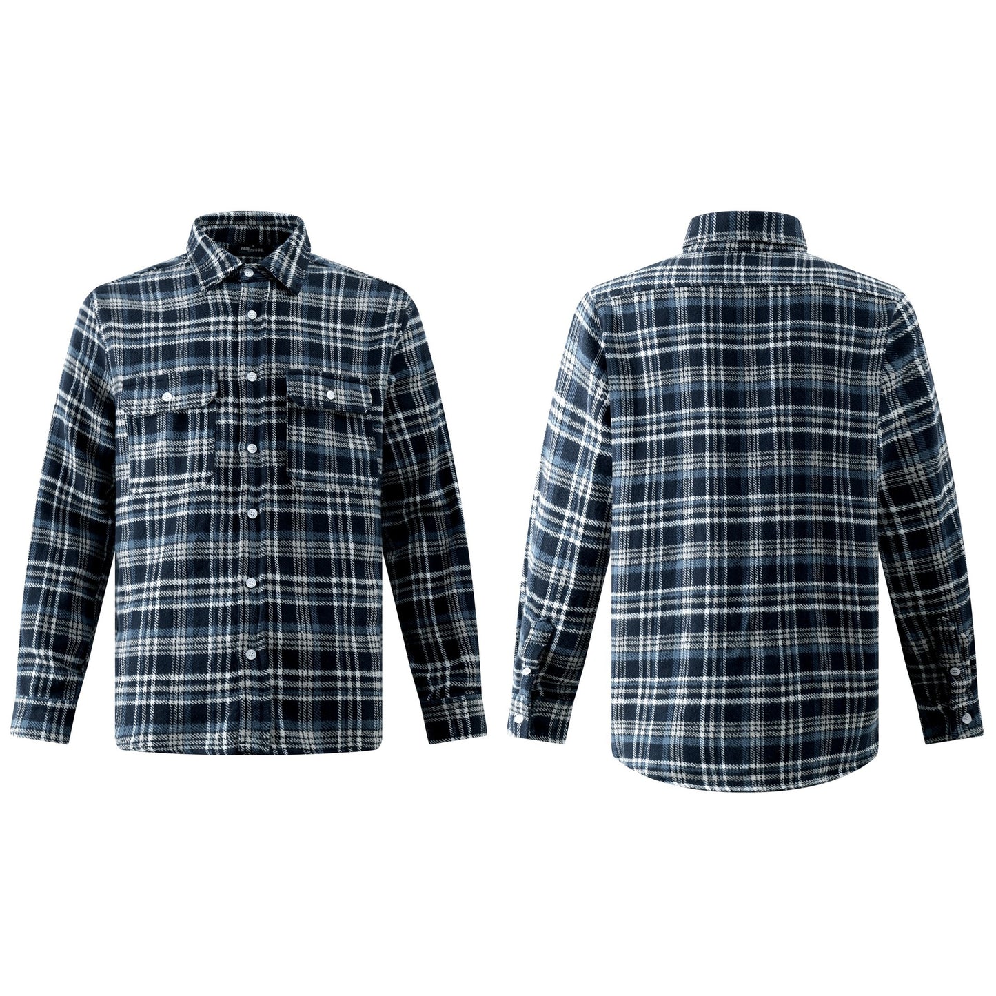 UNIKCOSA UrbanSoul High-Street Plaid Long-Sleeve Shirt 💫