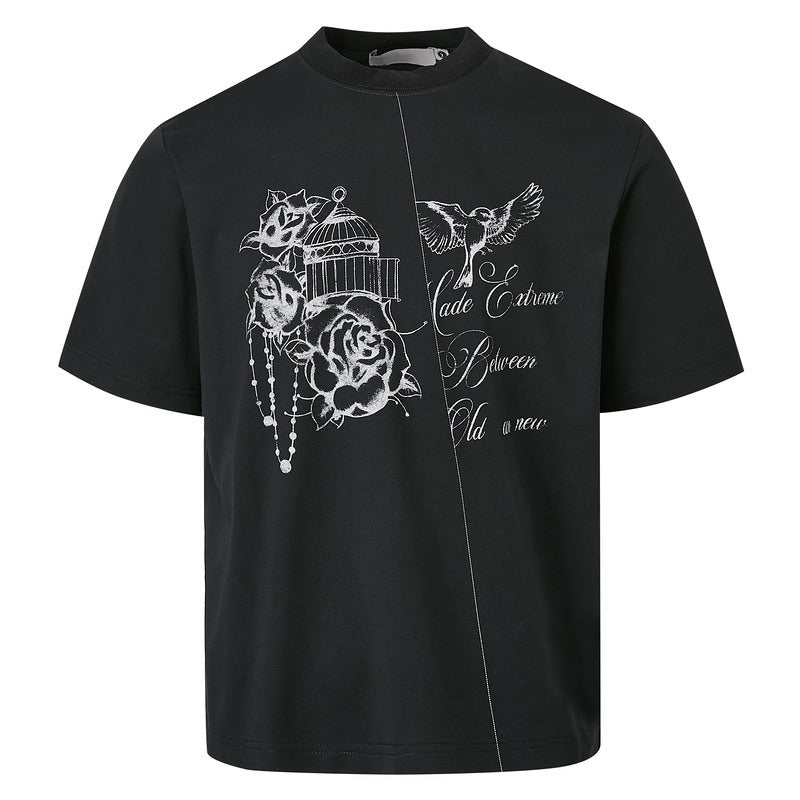 UNIKCOSA Velora Shoulder Short Sleeve Shirt Men Cleanfit 💫