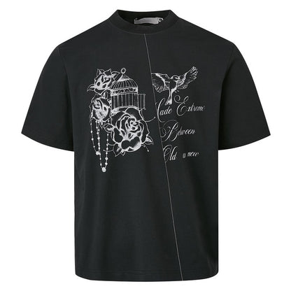 UNIKCOSA Velora Shoulder Short Sleeve Shirt Men Cleanfit 💫