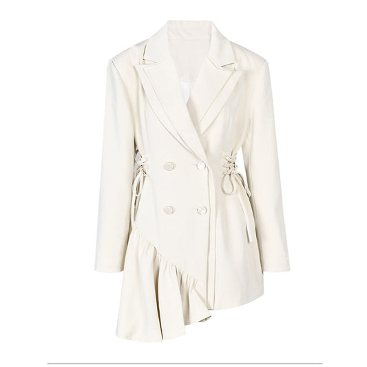 UNIKCOSA Velora Double Neck Blazer Dress For Autumn 💫