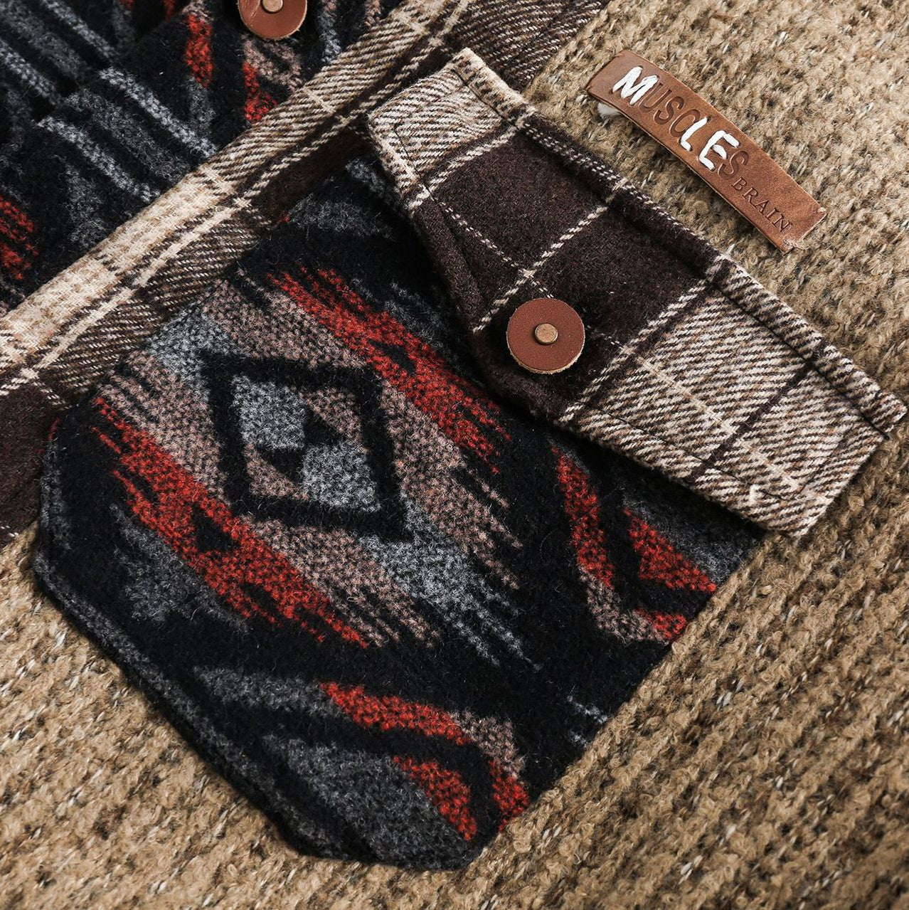 UNIKCOSA UrbanSoul Street Style Ethnic Spliced Jacket 💫