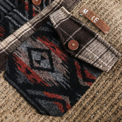 UNIKCOSA UrbanSoul Street Style Ethnic Spliced Jacket 💫