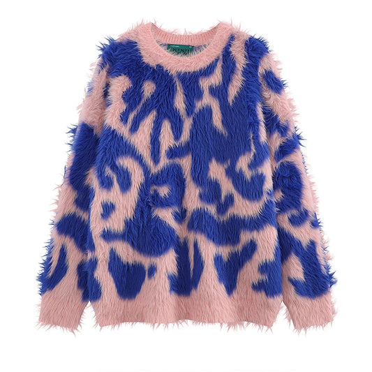 UNIKCOSA MinkAura Long-Hair Streetwear Sweater 🖤 (Unisex)