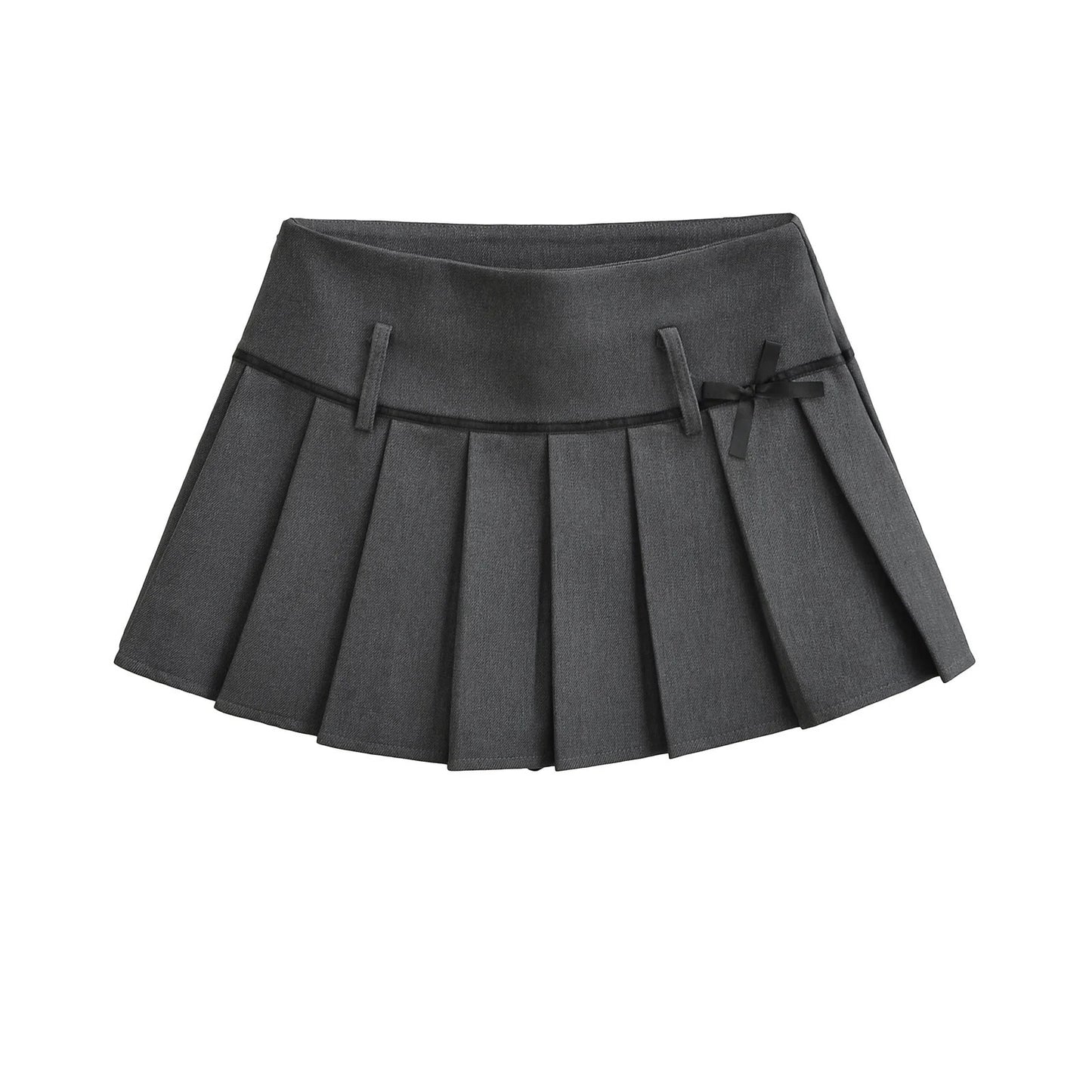 UNIKCOSA Velora Bow Pleated Short Skirt For Women 💫