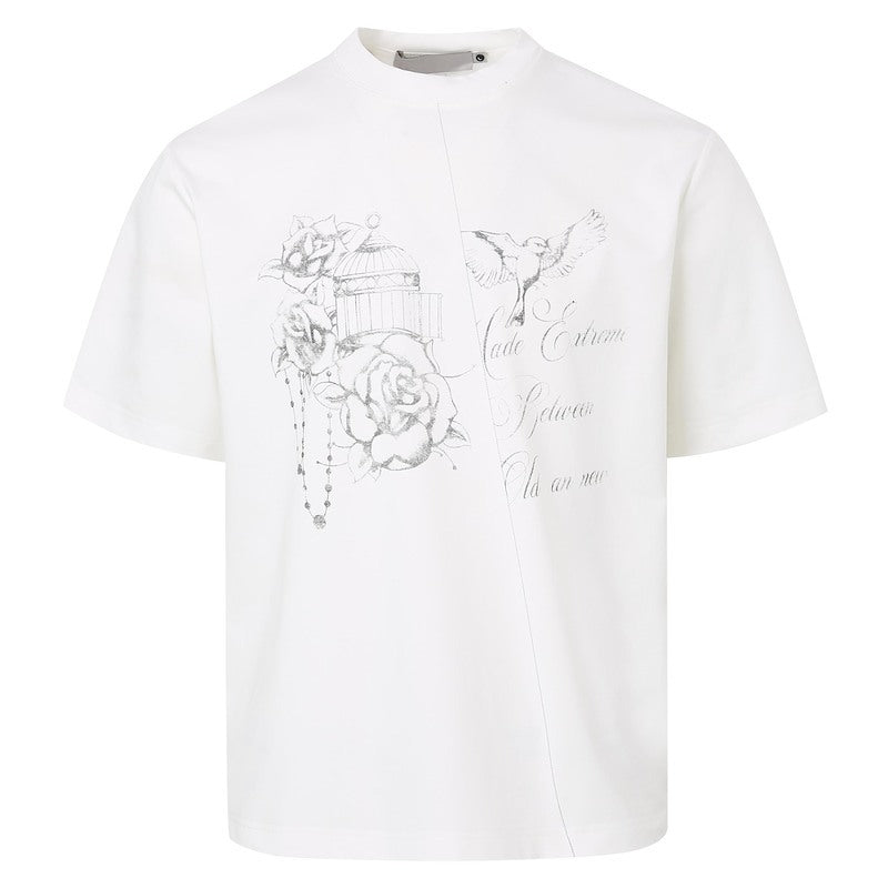 UNIKCOSA Velora Shoulder Short Sleeve Shirt Men Cleanfit 💫