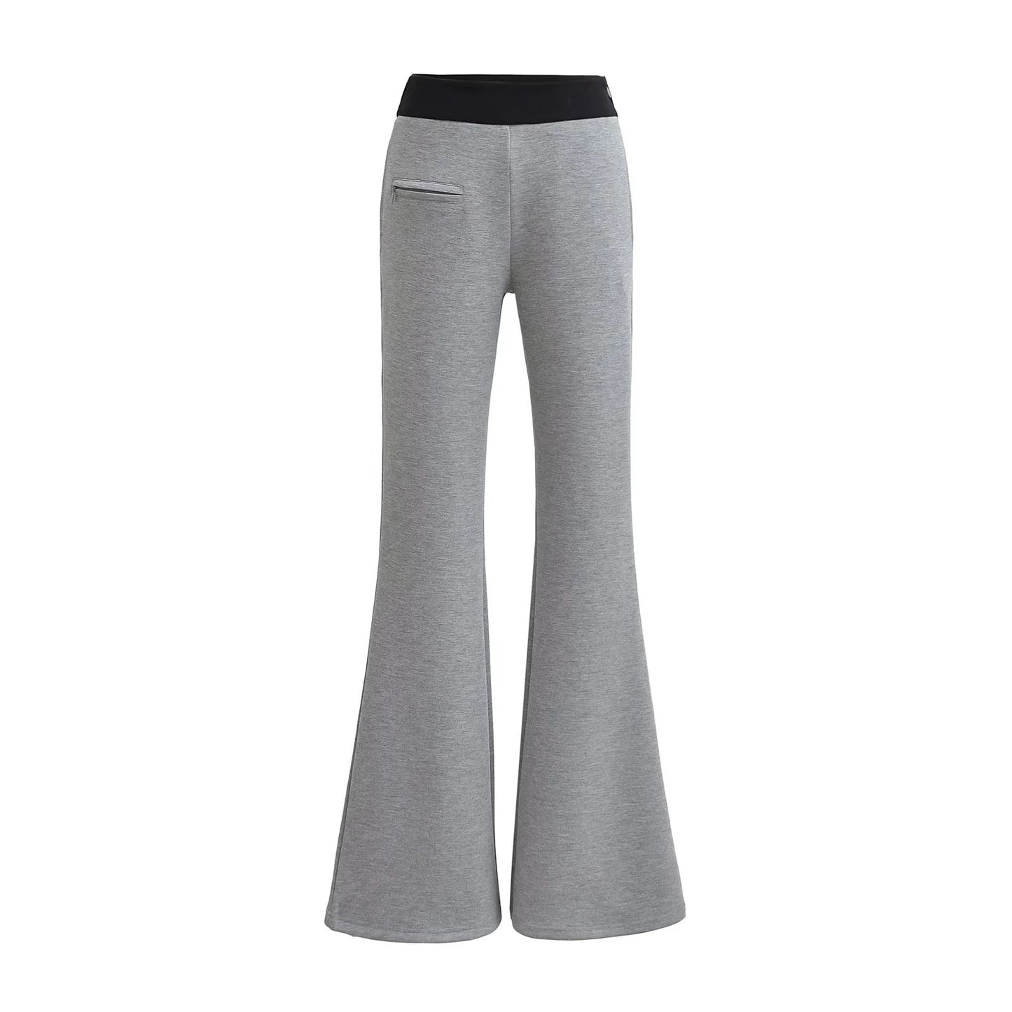 UNIKCOSA NoirFit High Waisted Spliced Flared Pants Edition 🔥