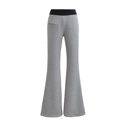 UNIKCOSA NoirFit High Waisted Spliced Flared Pants Edition 🔥