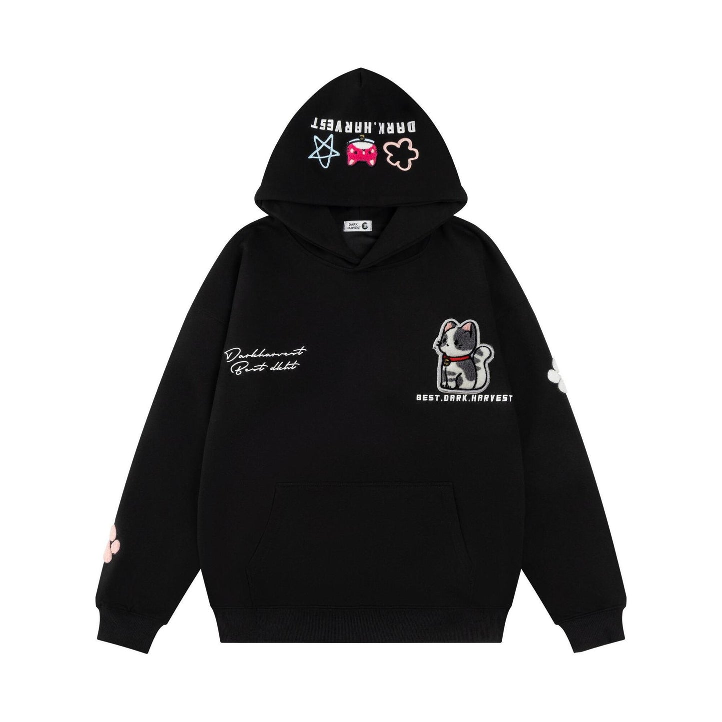 UNIKCOSA Velora Embroidered Velcro Design Hoodie Luxe 💫