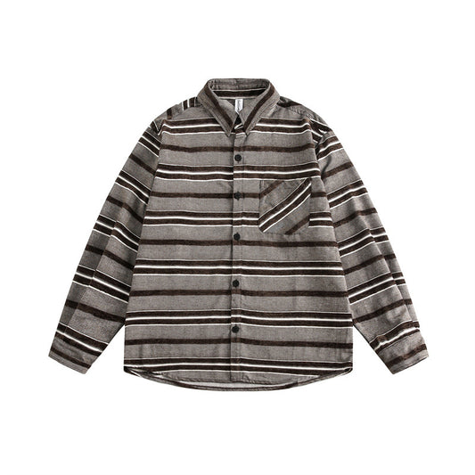 UNIKCOSA Velora Striped Color Block Shirt Longsleeve 💫