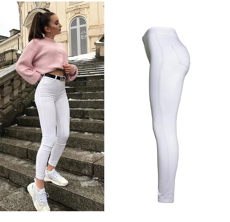 UNIKCOSA Velora Skinny Stretch Jeans High Fit Denim 💫