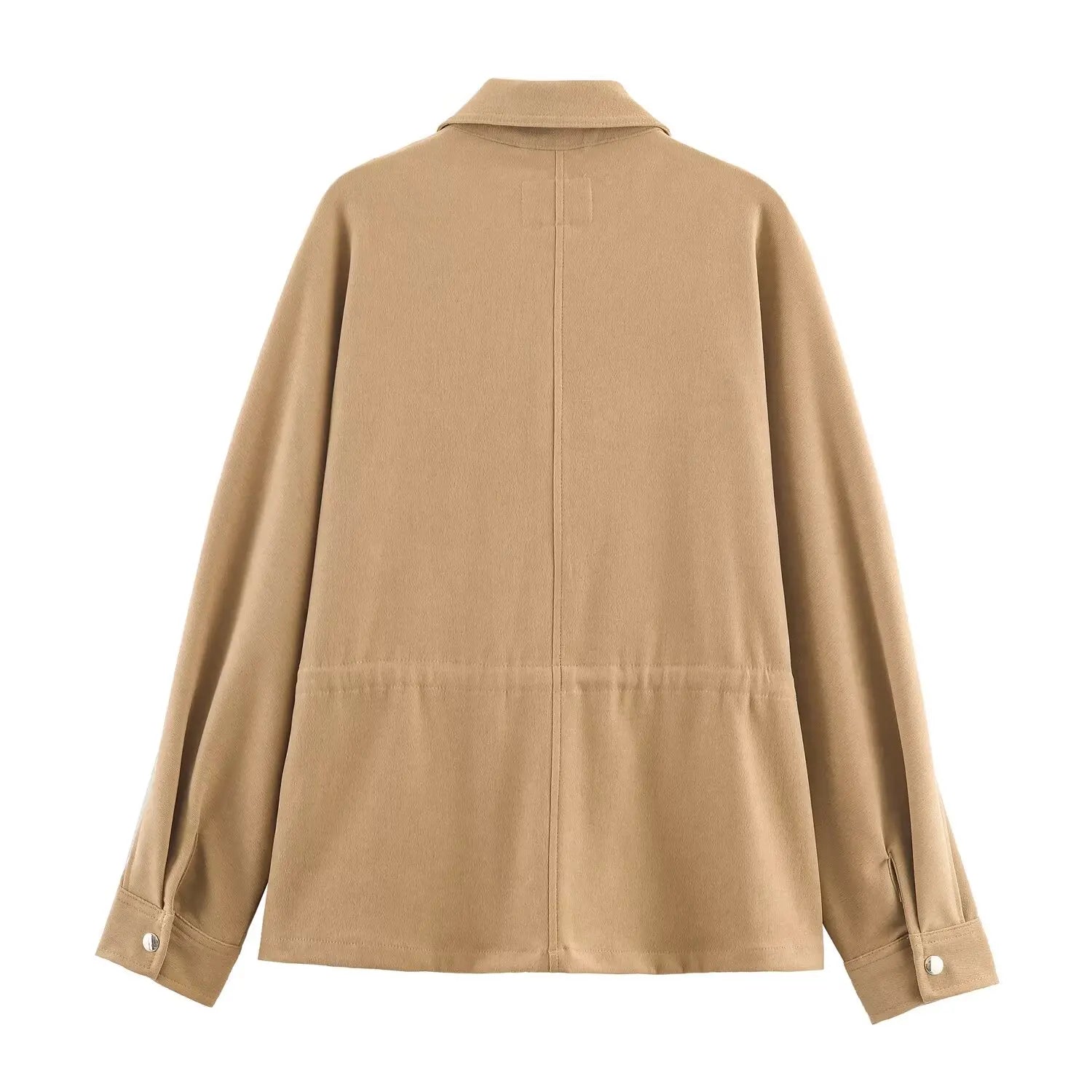 Elegant Women's Two-Piece Leisure Suit with Turn-Down Collar