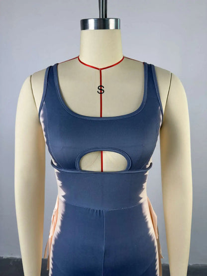 UNIKCOSA Velora Flare Leg Jumpsuit With Tassel Detail 🌸