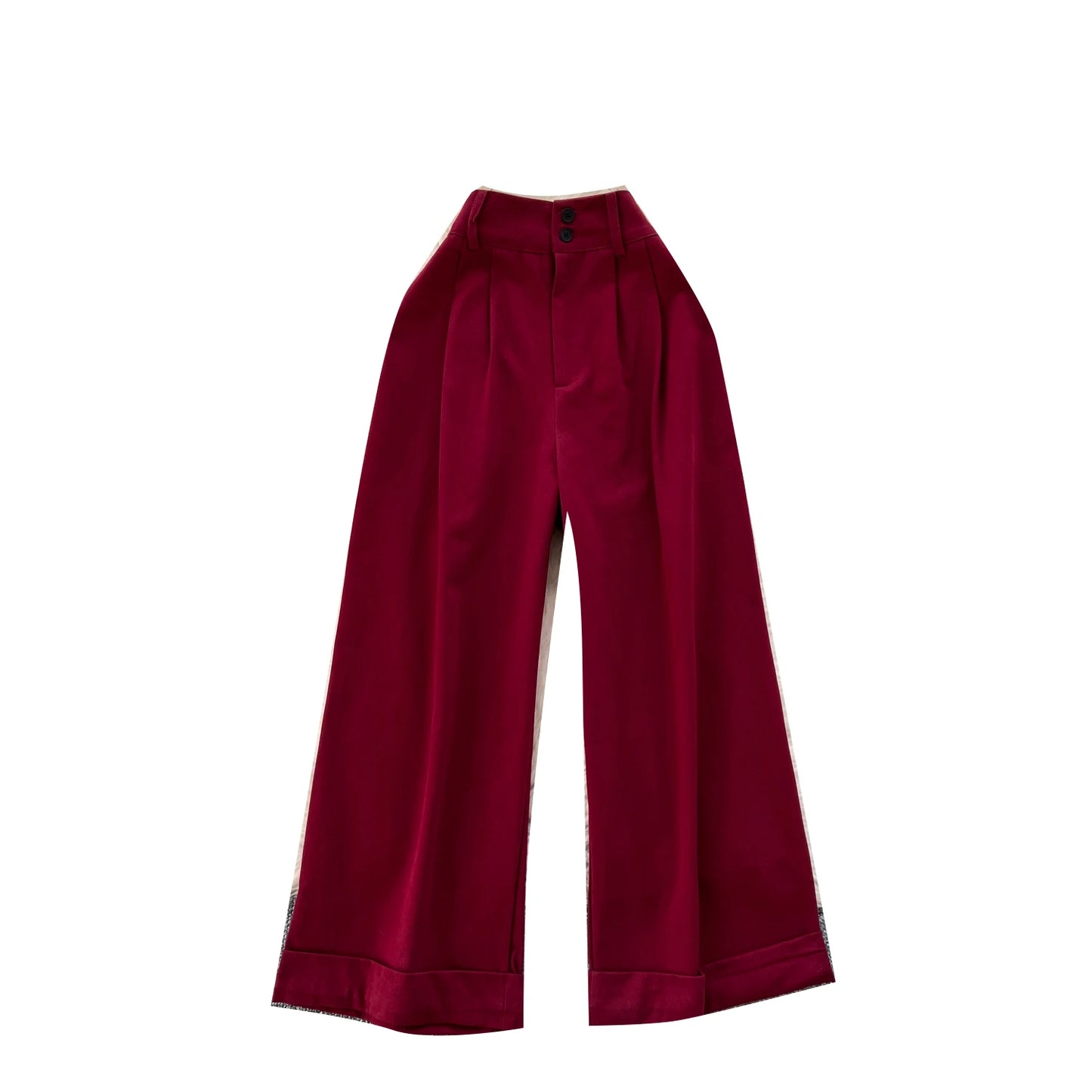 UNIKCOSA Women’s Winter Wide-Leg Pants – High-Waist Printed Outdoor Trousers (Casual Chic Edition)