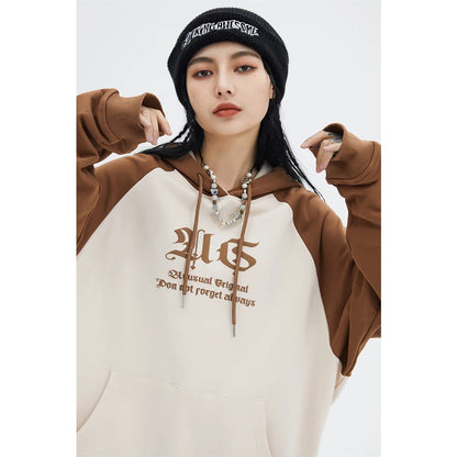 UNIKCOSA UrbanSoul Oversized Unisex Patchwork Hoodie 💫