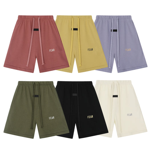UNIKCOSA Men’s Summer Cotton Shorts – Solid Color Casual Sweat Shorts for Daily Wear (ESS Edition)