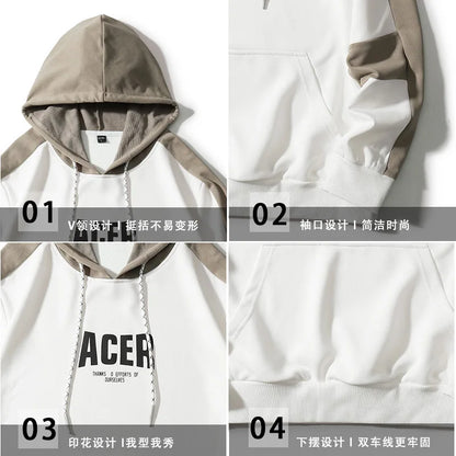 UNIKCOSA NoirFit Mens Plus Size Custom Logo Hoodie 💫