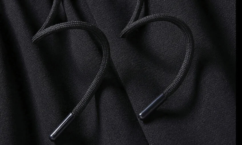 Men's Zip-Up Tracksuit Set with Breathable Polyester Blend