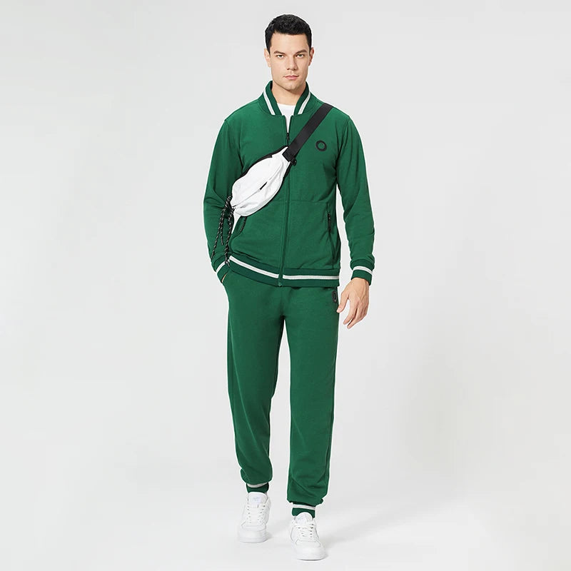 UNIKCOSA Men’s Soft Sweatsuit – 2-Piece Jogging Tracksuit Set  (Fall Casual Edition)