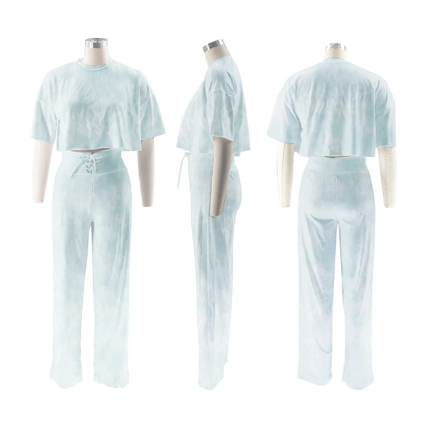 UNIKCOSA Velora Two-Piece Set Tie-Dye Summer Lounge 💫