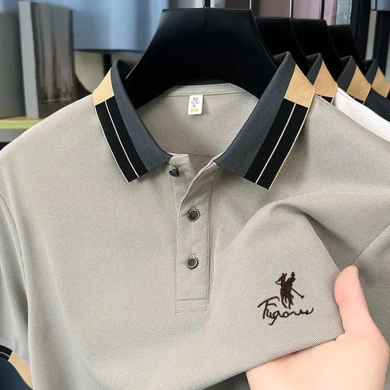 UNIKCOSA NoirFit Designer Polo Shirt Short Sleeve 💫