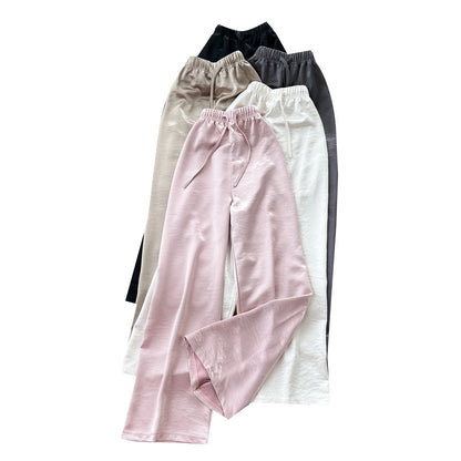 UNIKCOSA Women’s Summer Wide-Leg Pants – 2025 High Elastic Waist Printed Outdoor Trousers (Casual Chic Edition)