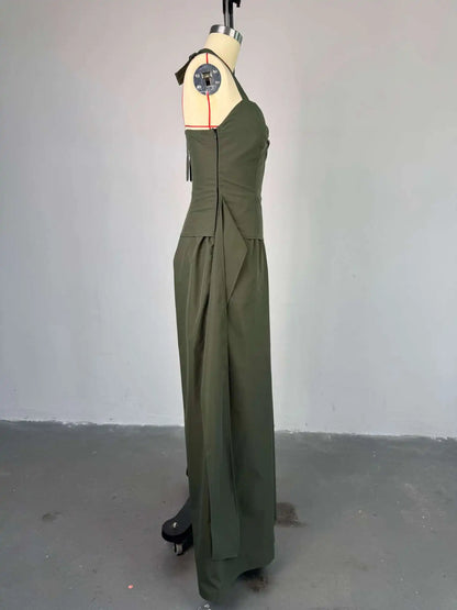 UNIKCOSA Velora Wide Leg Jumpsuit Irregular Tube Design 💫