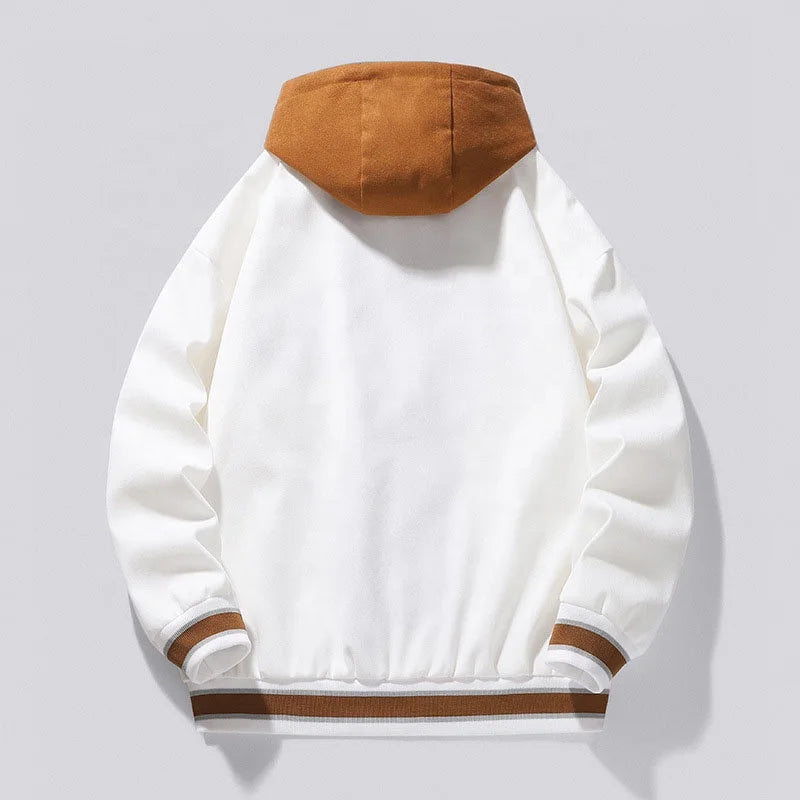 UNIKCOSA Velora Varsity Hooded Jacket For Autumn Style 💫