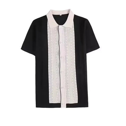 Men's Casual Slim Fit Short Sleeve Polo Shirt